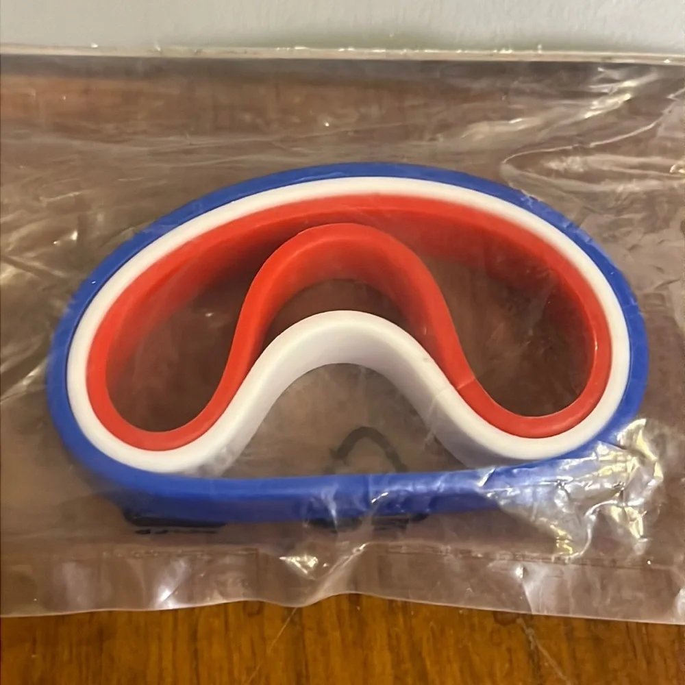 Nike Baller ID bands wristbands YOUTH sized 2005 white red blue Heart